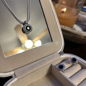 Sterling Silver chain and earring set